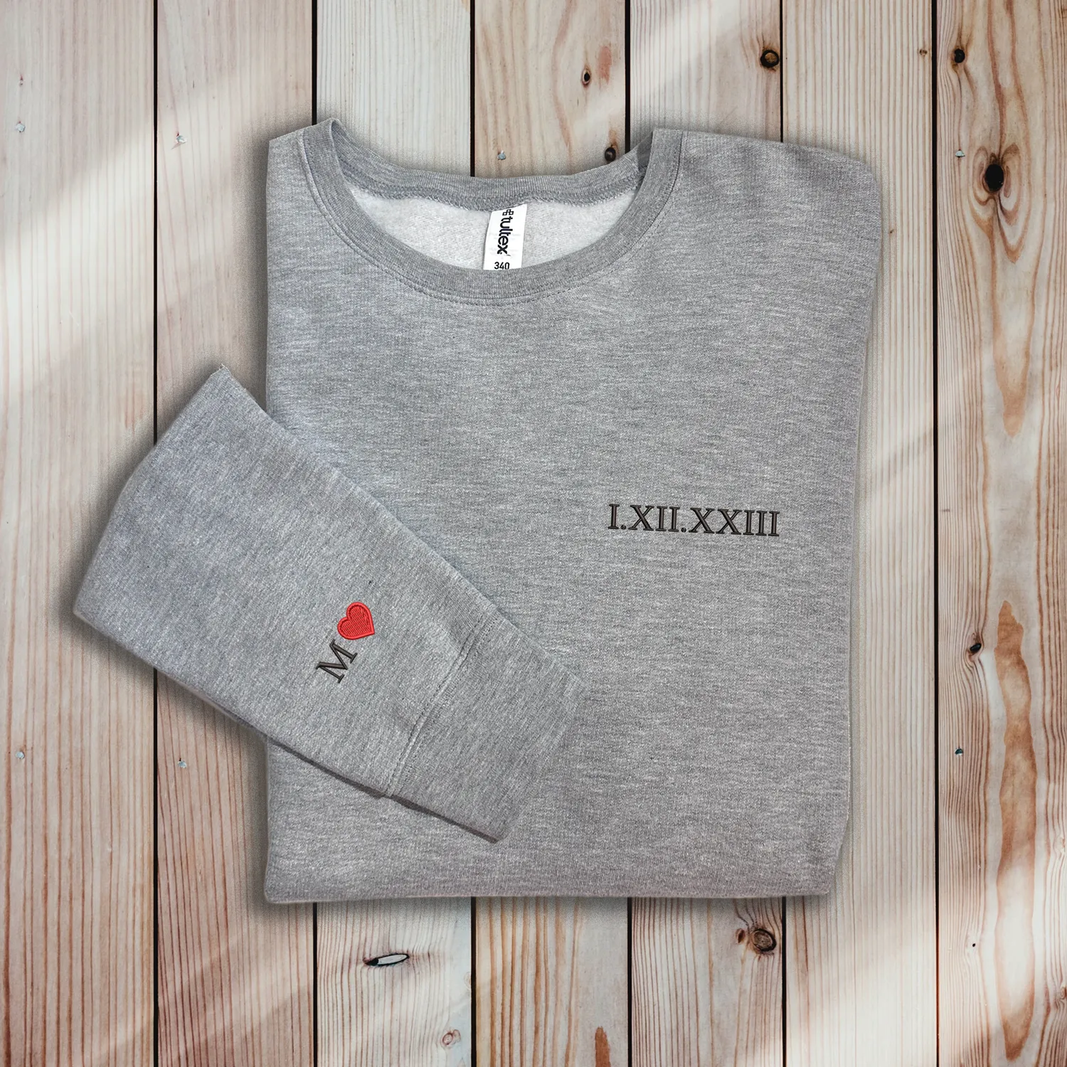 Anniversary Custom Embroidered Crewneck Sweatshirt