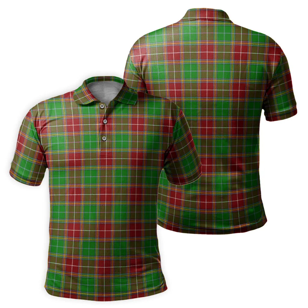 Baxter Modern Tartan Mens Polo Shirt