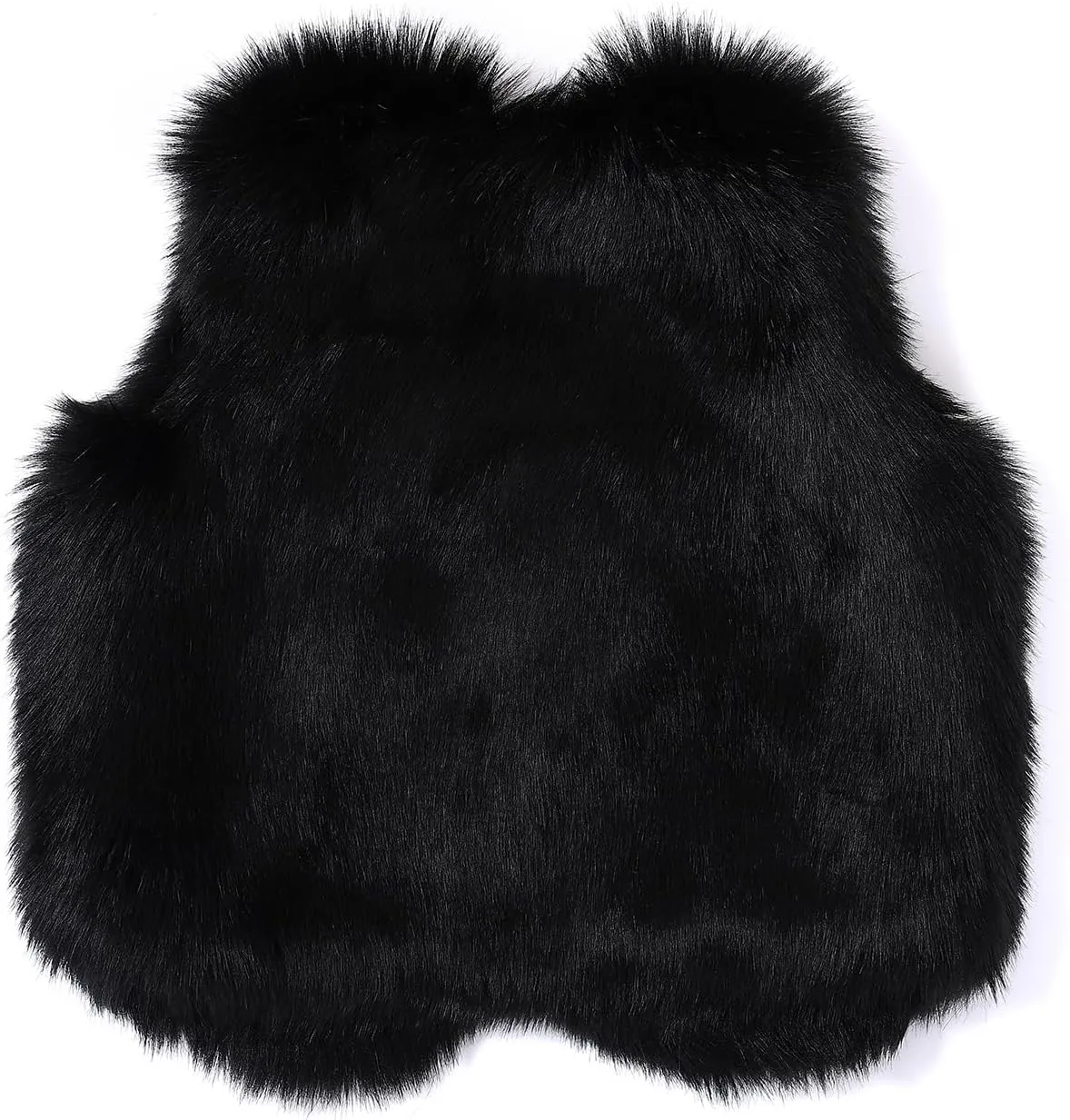 benetia Girls Boys Faux Fur Vest Coat