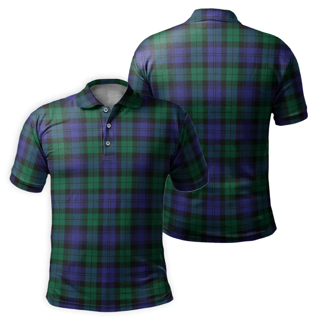 Black Watch Modern Tartan Mens Polo Shirt