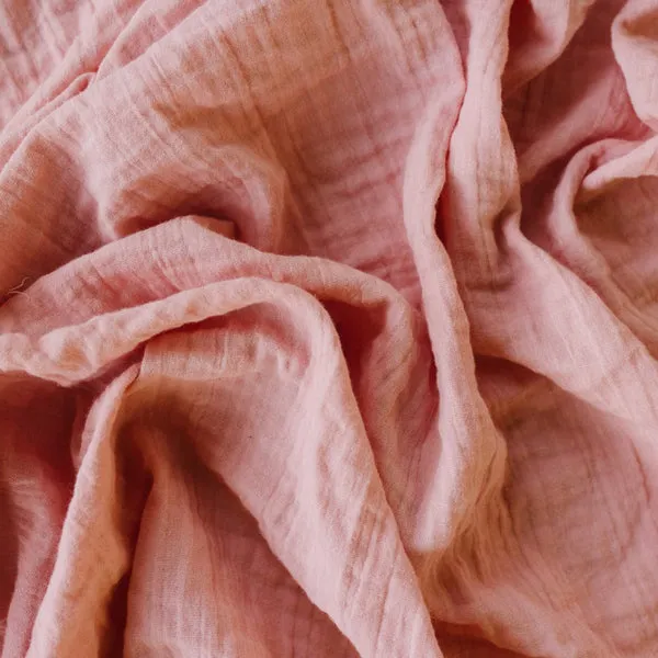 Clementine Kids Heirloom Swaddle – Grapefruit Pink