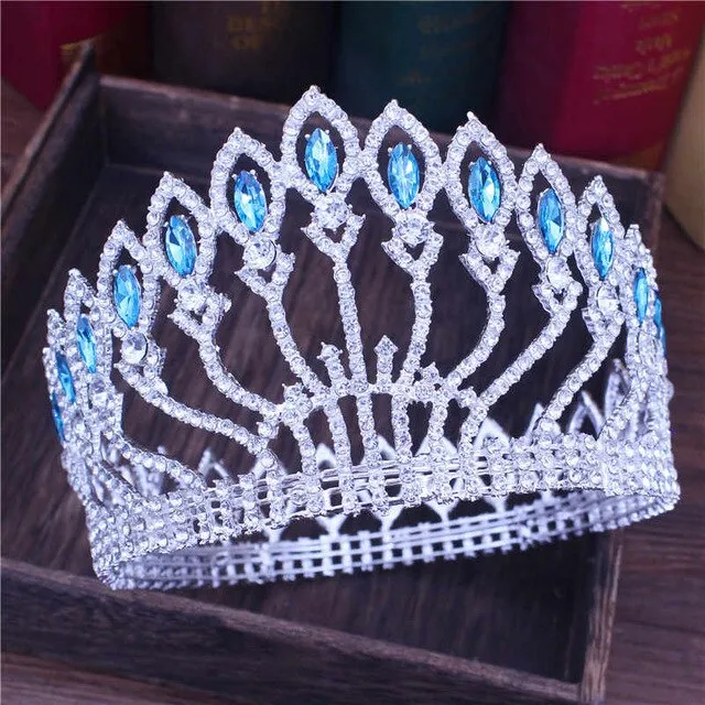 Crystal Queen Wedding Crown (28 styles)