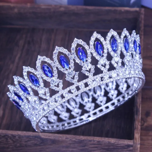 Crystal Queen Wedding Crown (28 styles)