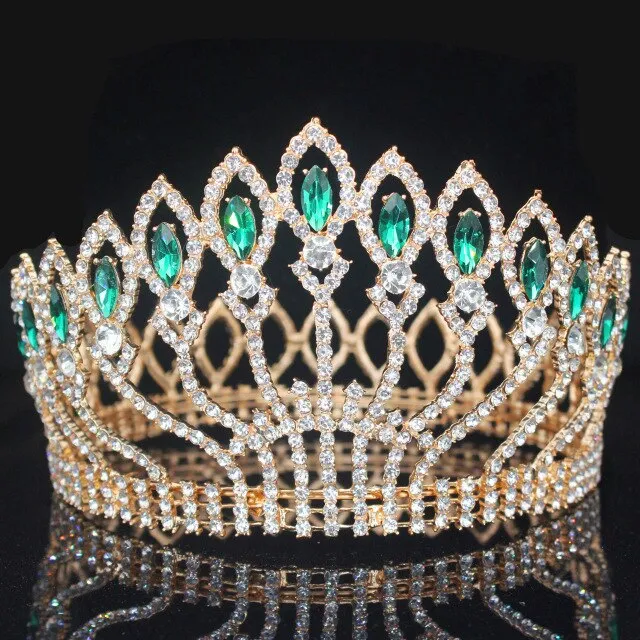Crystal Queen Wedding Crown (28 styles)