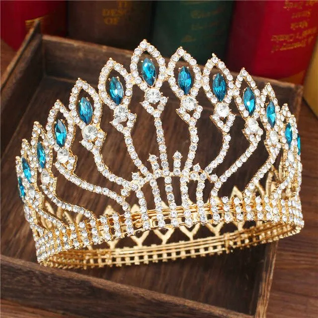 Crystal Queen Wedding Crown (28 styles)