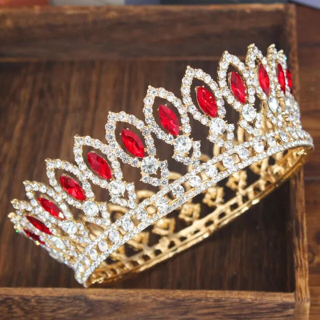 Crystal Queen Wedding Crown (28 styles)