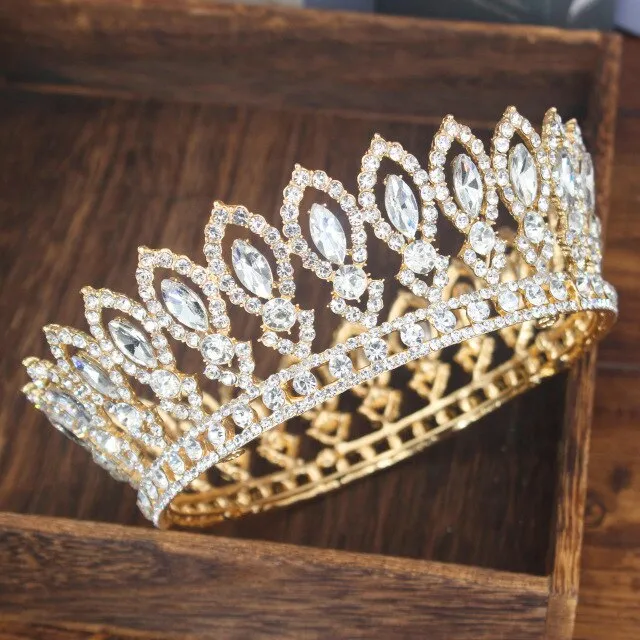 Crystal Queen Wedding Crown (28 styles)