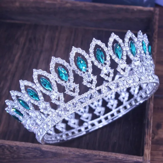 Crystal Queen Wedding Crown (28 styles)