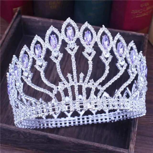 Crystal Queen Wedding Crown (28 styles)