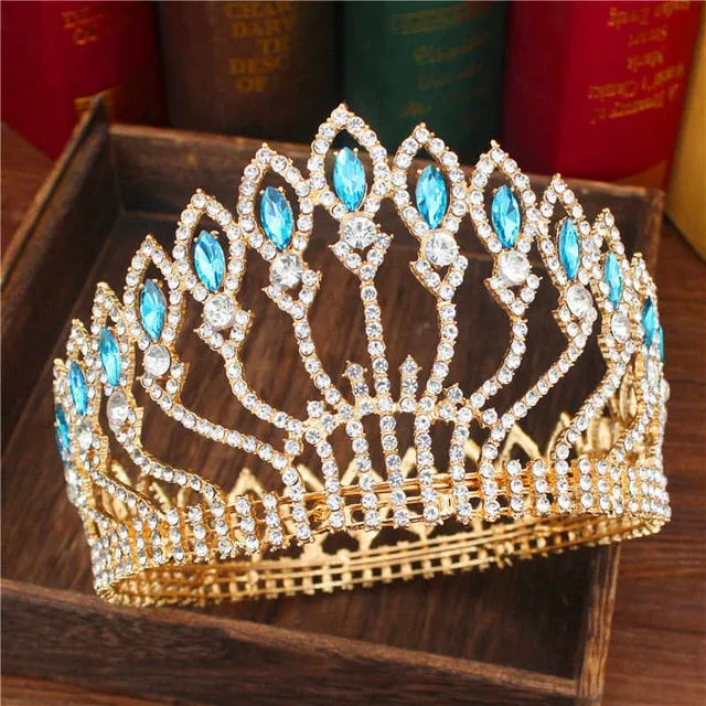 Crystal Queen Wedding Crown (28 styles)