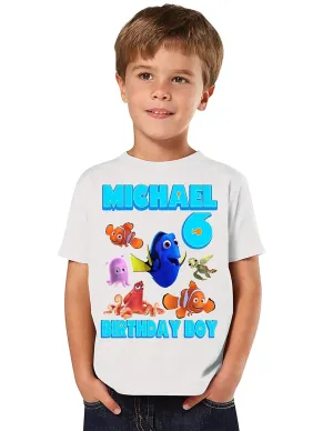 Custom Birthday Shirt with the Name and Age on it Personalized Family Matching Shirts Birthday Boy or Girl