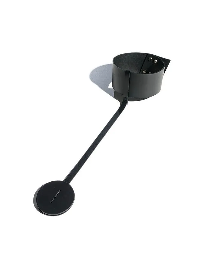Dot Long L Choker in Black by Aumorfia