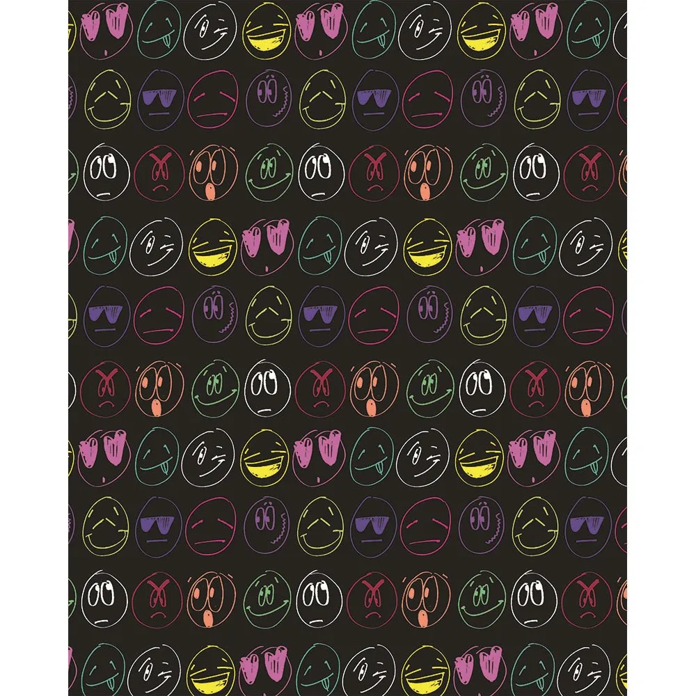 Emoji Sketches Printed Backdrop