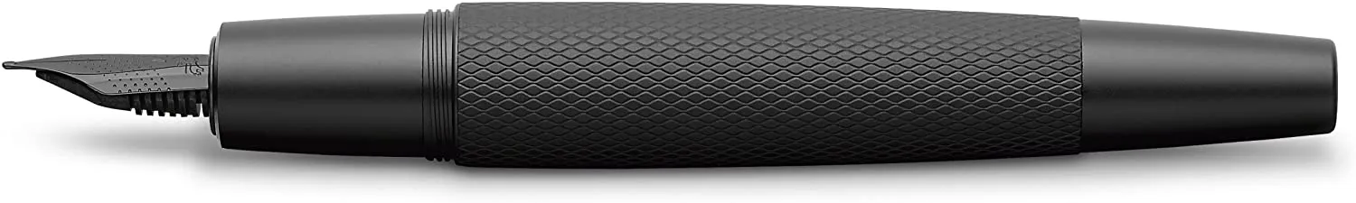 FABER-CASTELL FOUNTAIN PEN E-MOTION PURE BLACK M