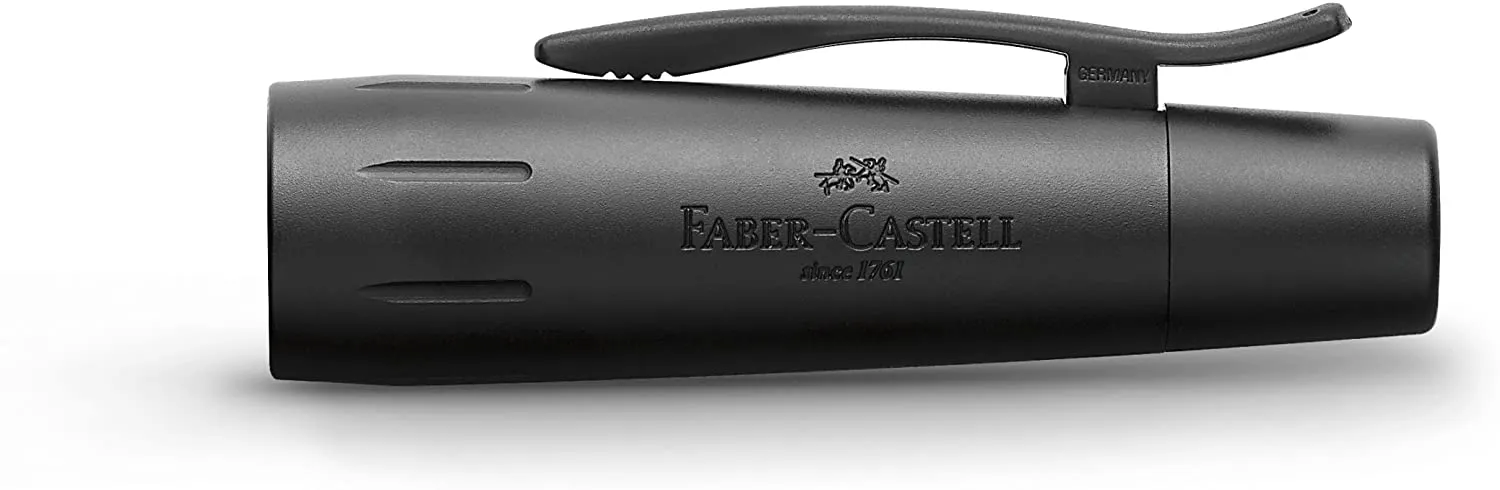 FABER-CASTELL FOUNTAIN PEN E-MOTION PURE BLACK M