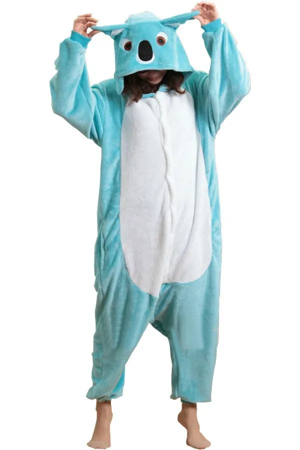 Gray Koala Animal Pajamas Onesies