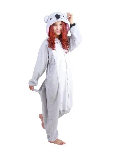 Gray Koala Animal Pajamas Onesies