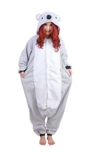 Gray Koala Animal Pajamas Onesies