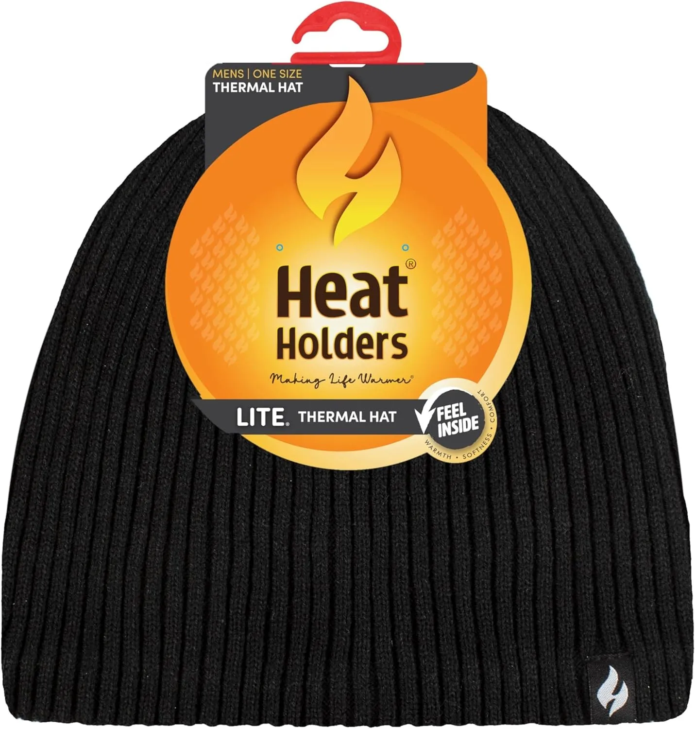 Heat Holders Men's LITE Dean Rib Knit Hat One Size/Black