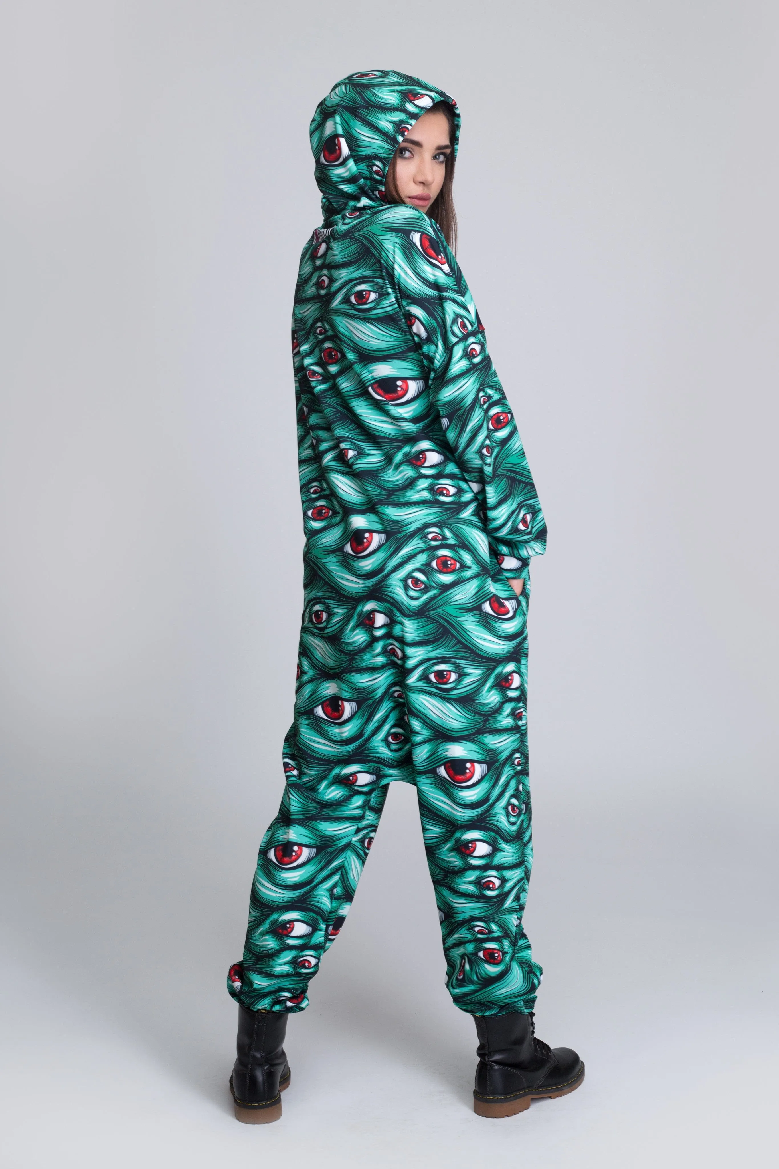 I See You Onesie Green