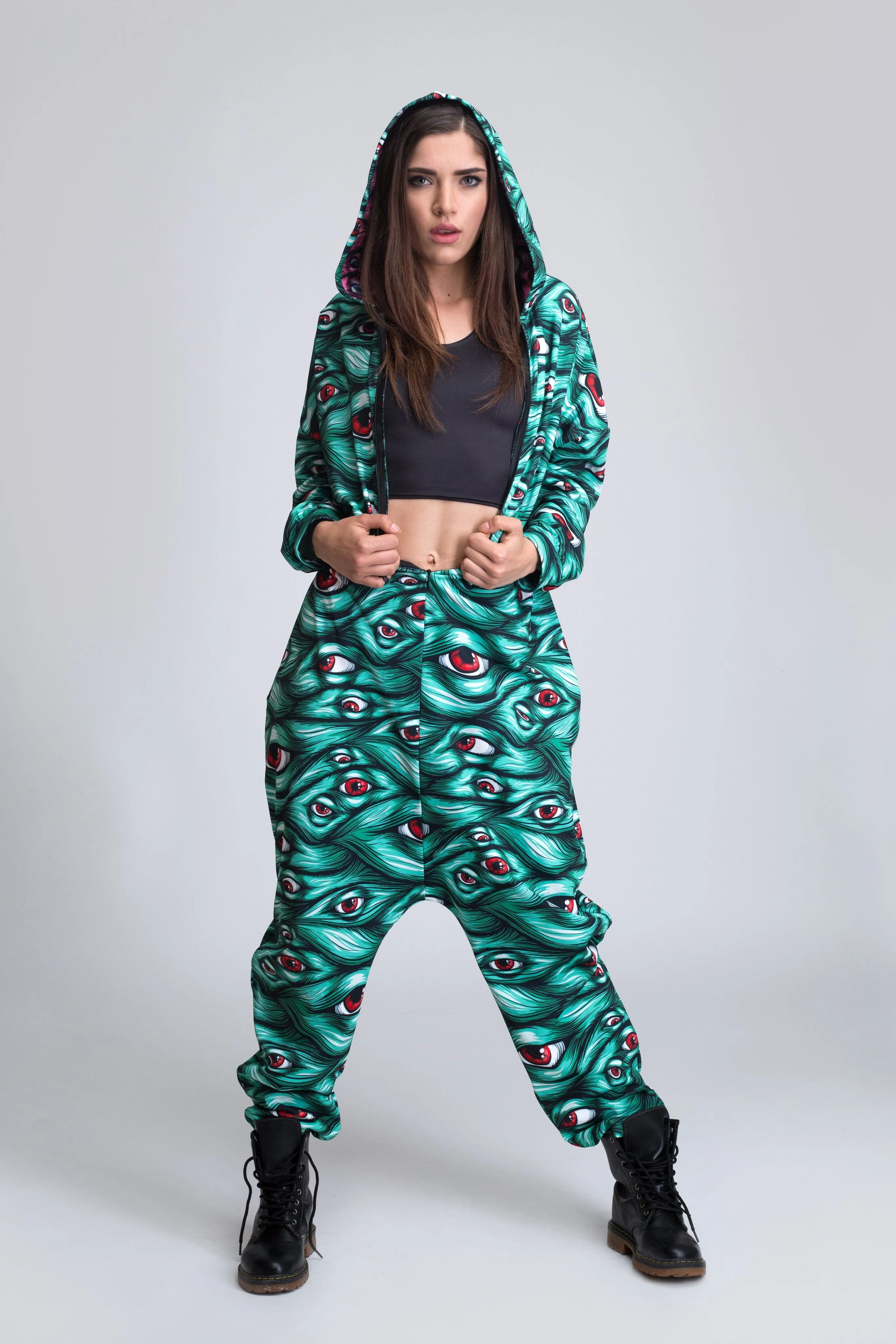 I See You Onesie Green