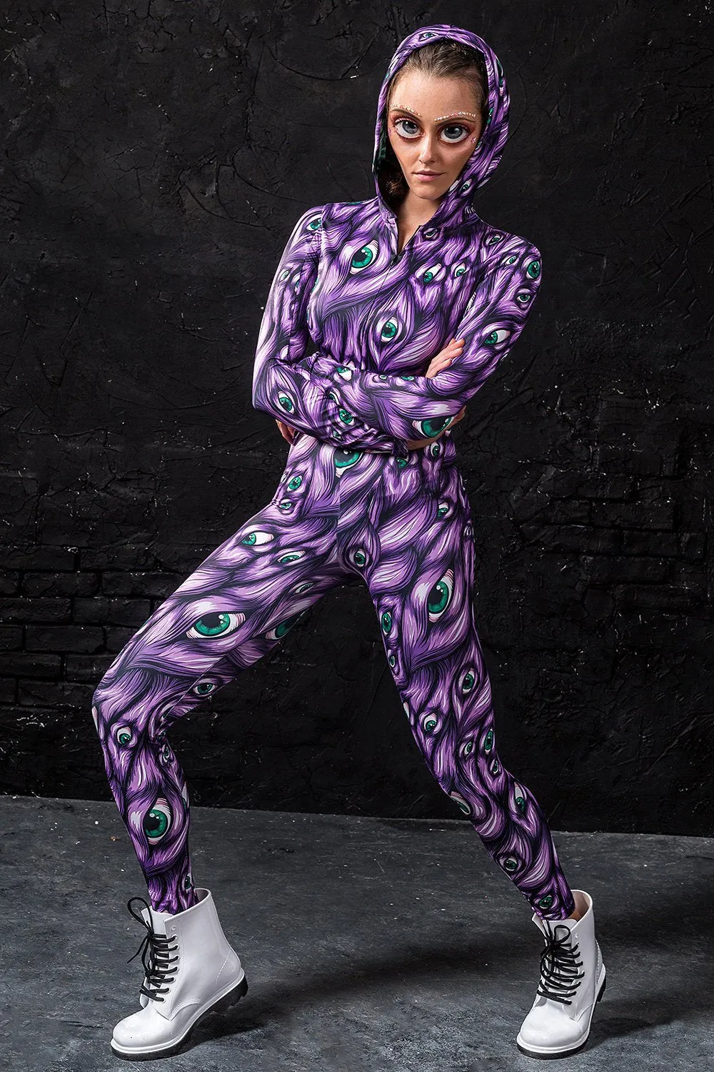 I See You Purple Fit Onesie