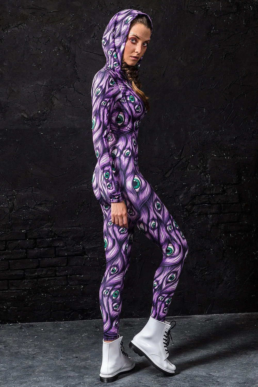 I See You Purple Fit Onesie