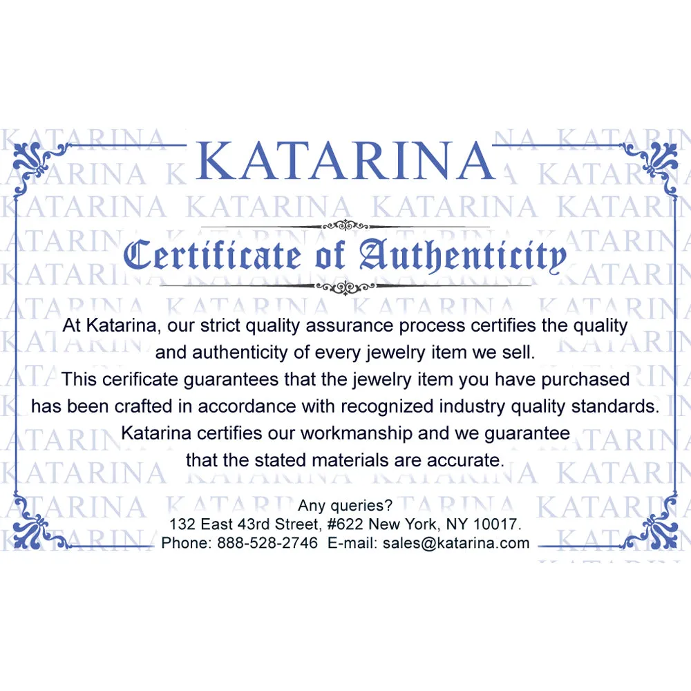 KATARINA 1 cttw Bezel Set Diamond Hoop Earrings