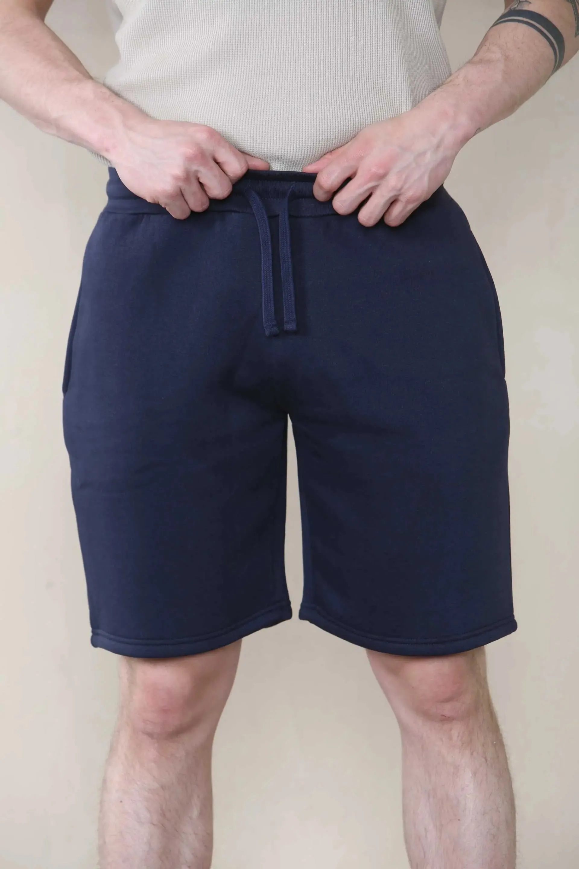 Loose Fit Jersey Short - Navy For Men