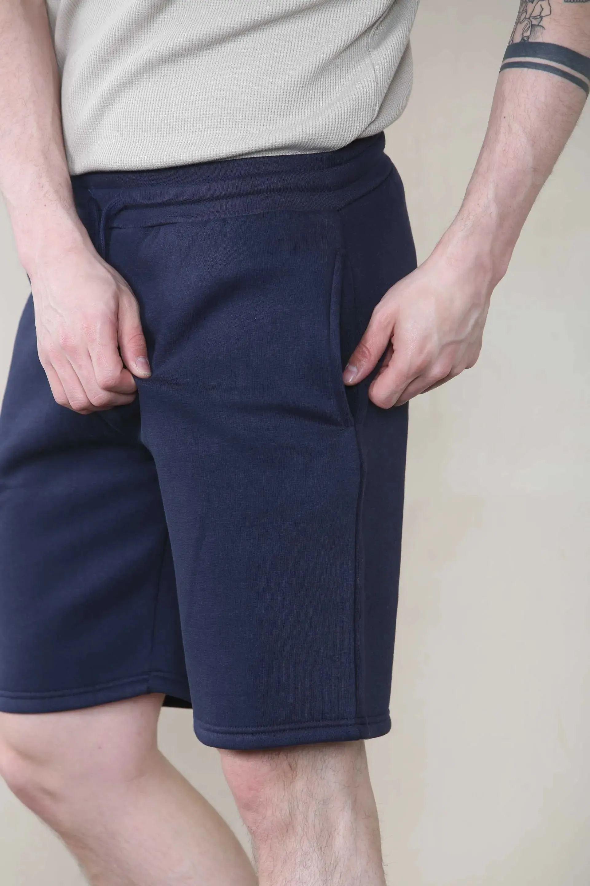 Loose Fit Jersey Short - Navy For Men