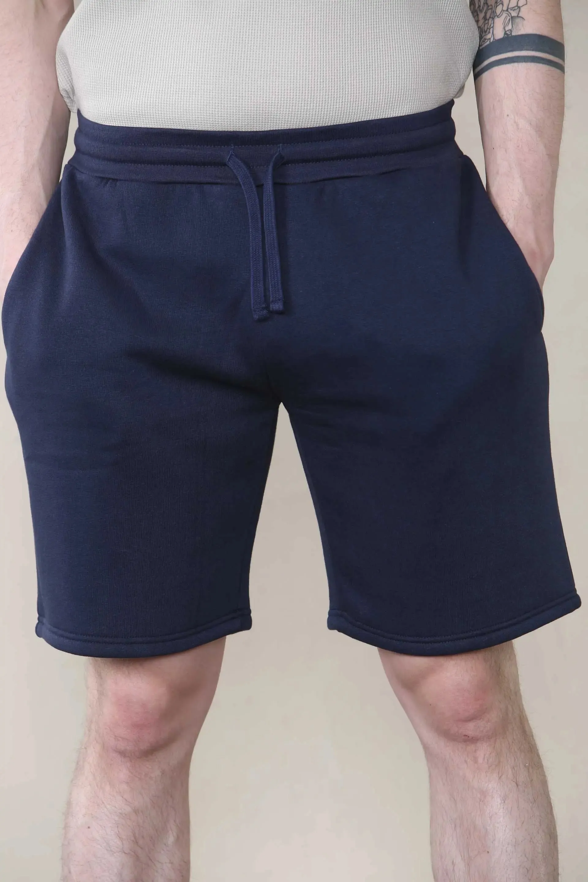 Loose Fit Jersey Short - Navy For Men