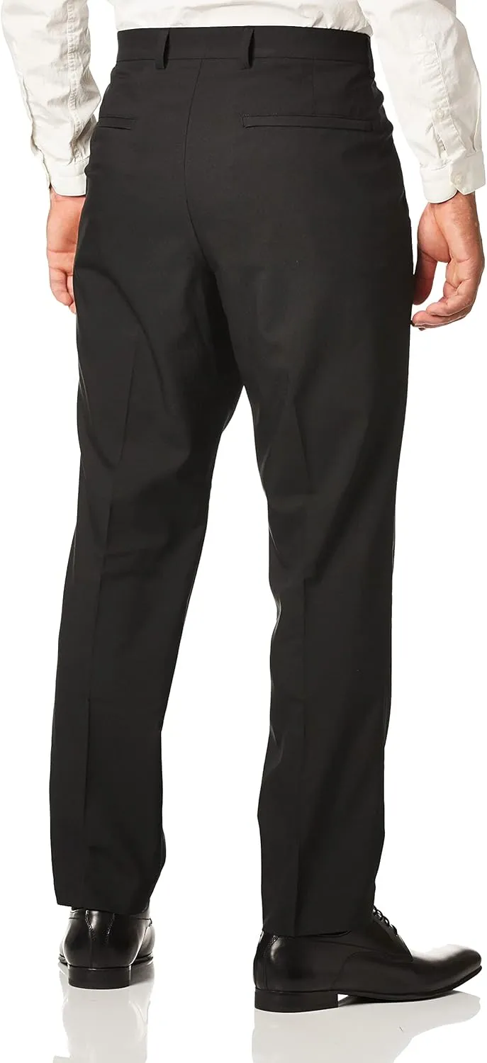 Perry Ellis Men's Very Slim Fit Solid Tech Portfolio Dress Pants