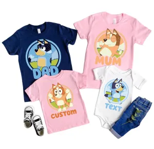 Personalized Family Birthday Shirt, Family Birthday Matching Shirt with Names, Friends Matching Shirt, Custom Name Birthday T-Shirt for Kids Toddler