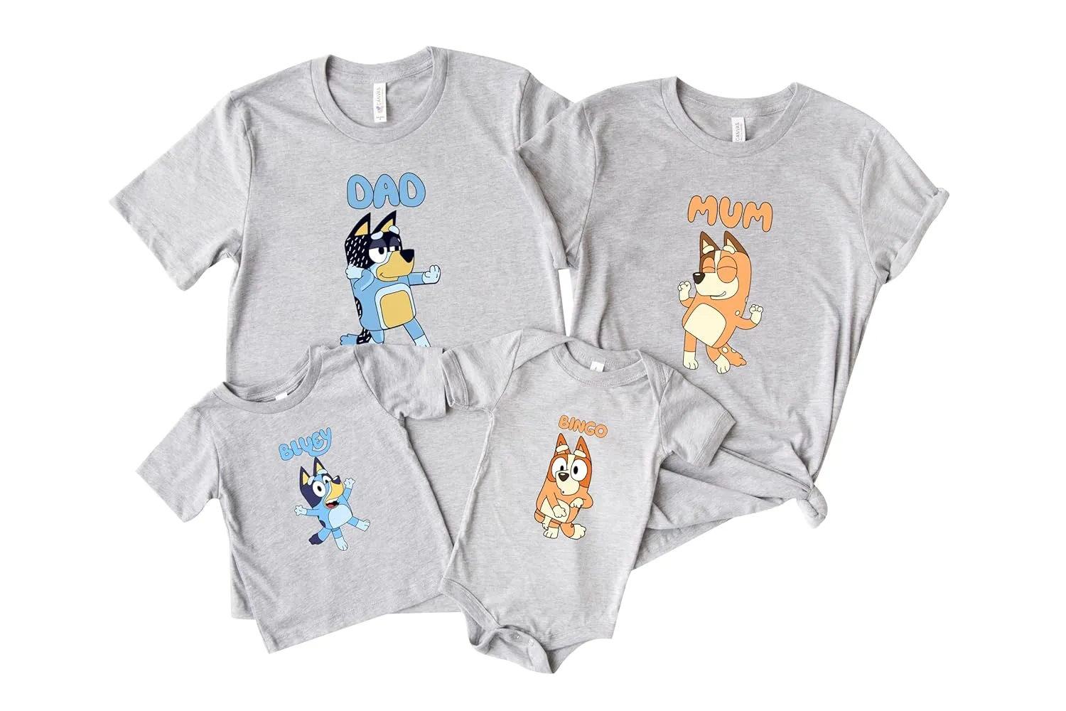 Personalized Family Birthday Shirt, Matching Birthday Shirts for Family, Friends Matching Shirt, Custom Name Birthday T-Shirt for Kids Toddler, Cartoon Characters Shirts (Youth-Toddler-Onepiece)