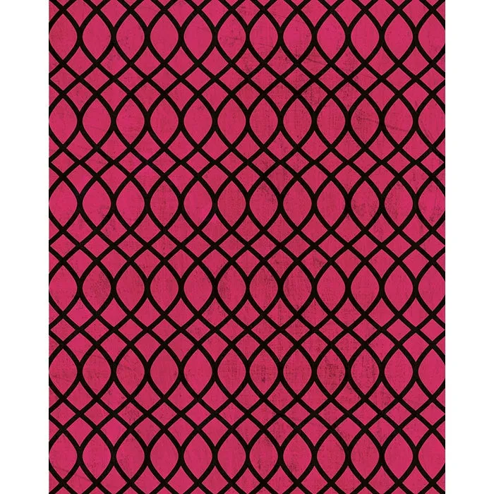 Pink and Black Waves Printed Backdrop