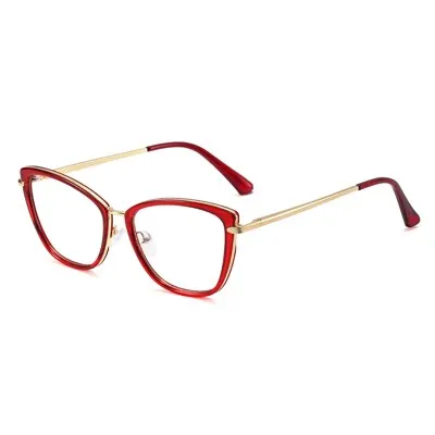Ralferty Women's Eyeglasses Cat Eye Anti Blue Light F95290