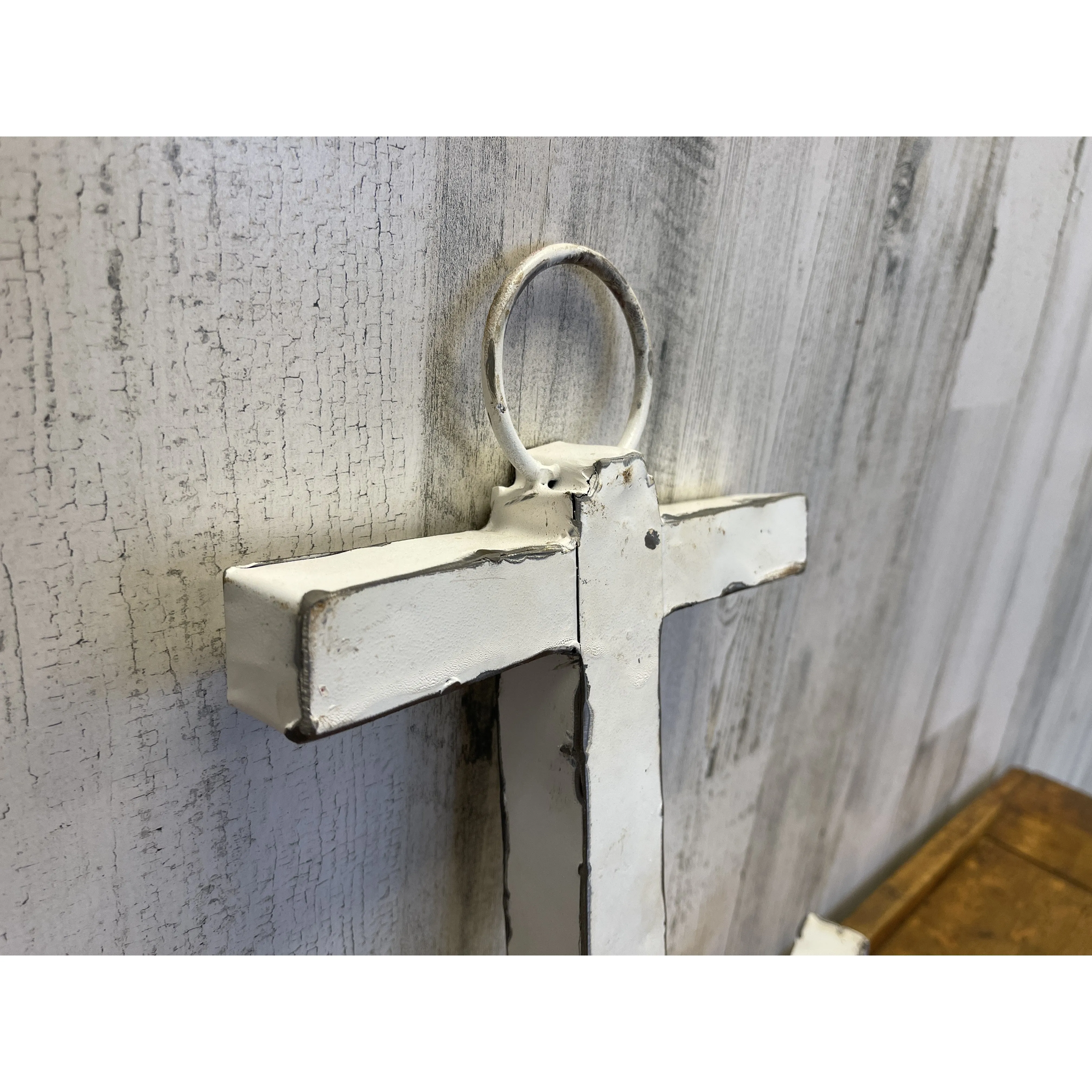 Recycled Metal Anchor White