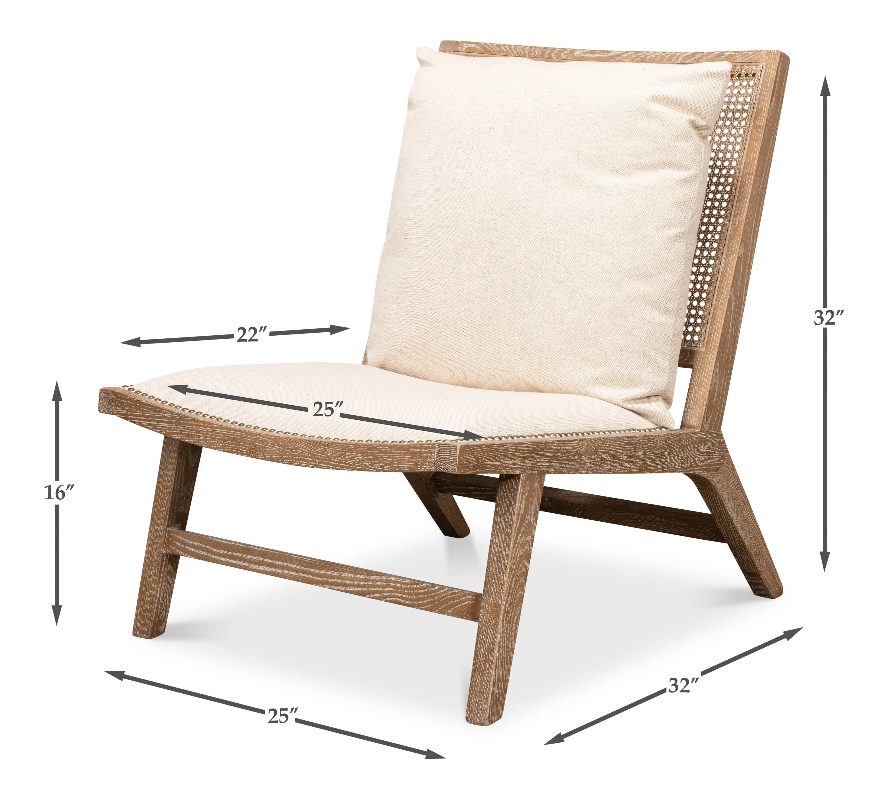 Sarreid - Mia Chair - Beige - Traditional