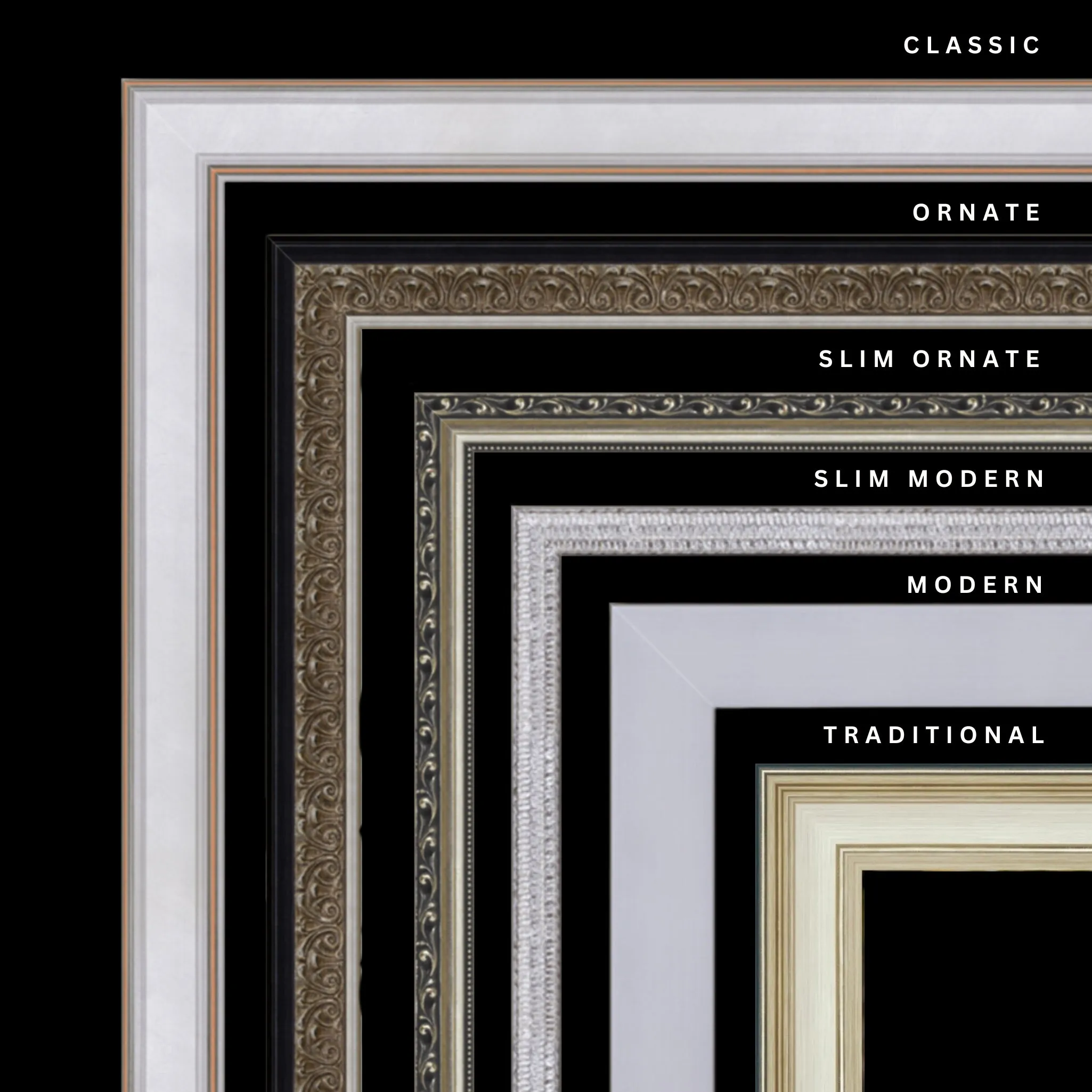 Silver 21x23 Picture Frame Ornate Traditional Classic Antique