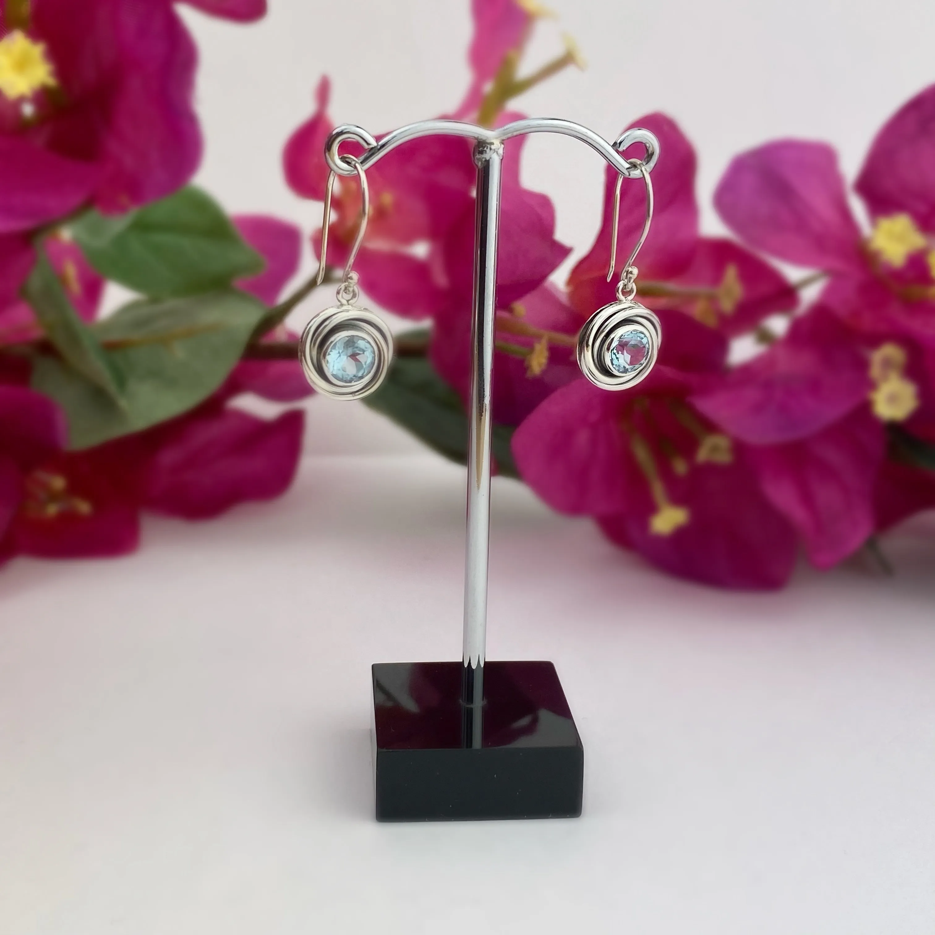 Sky Swirl Drop Earrings - VE337BT