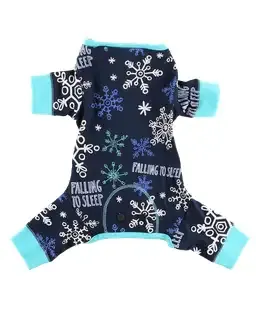 Snowflakes Dog Onesie - XS/S