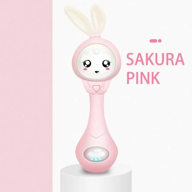 Sound & Light Bunny Rattle