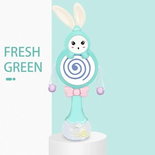 Sound & Light Bunny Rattle