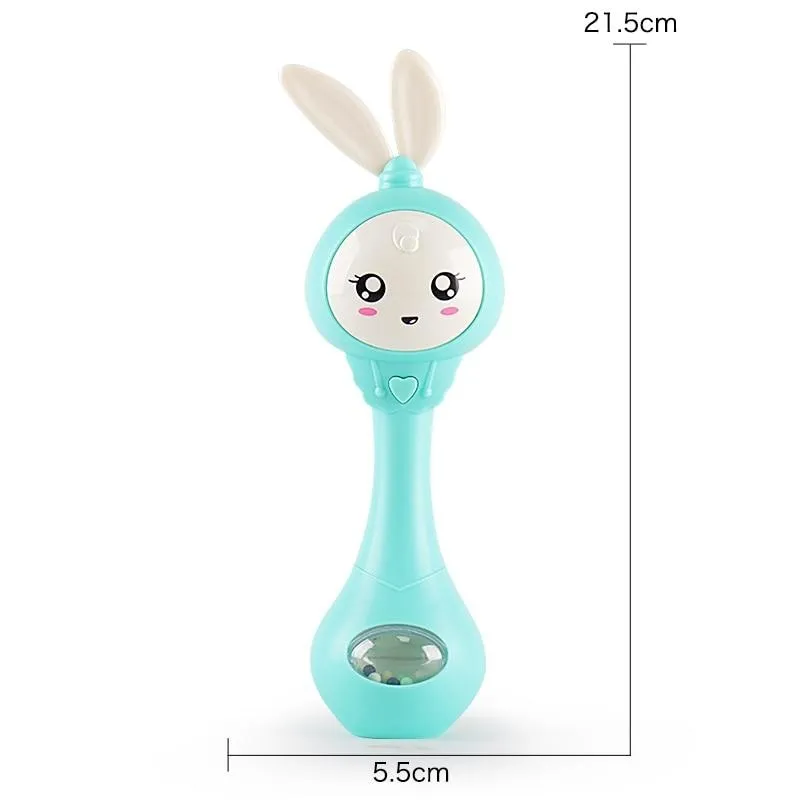 Sound & Light Bunny Rattle