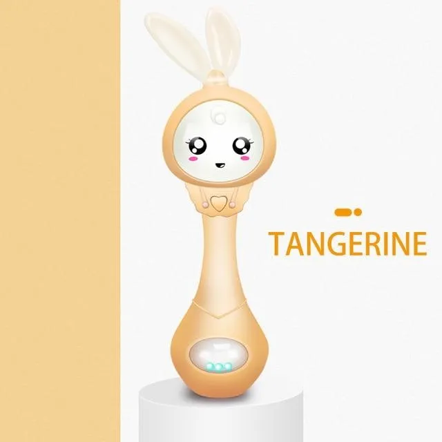 Sound & Light Bunny Rattle