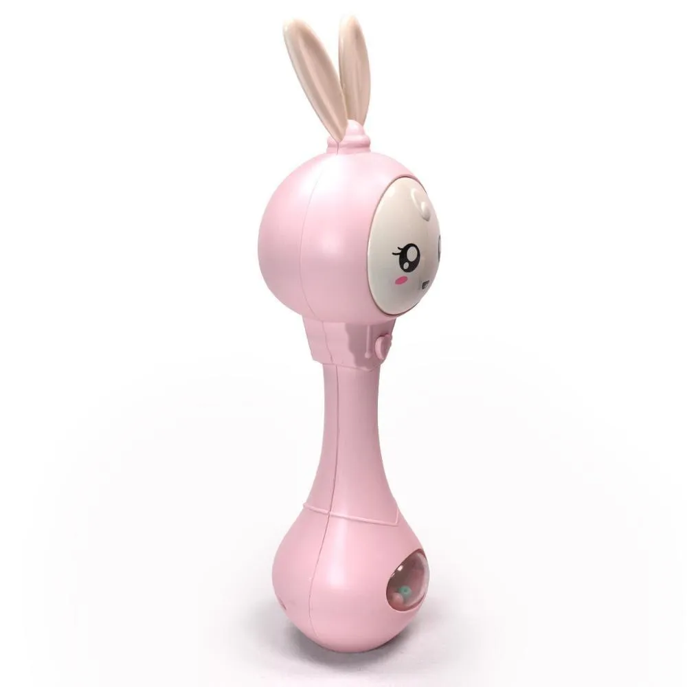 Sound & Light Bunny Rattle