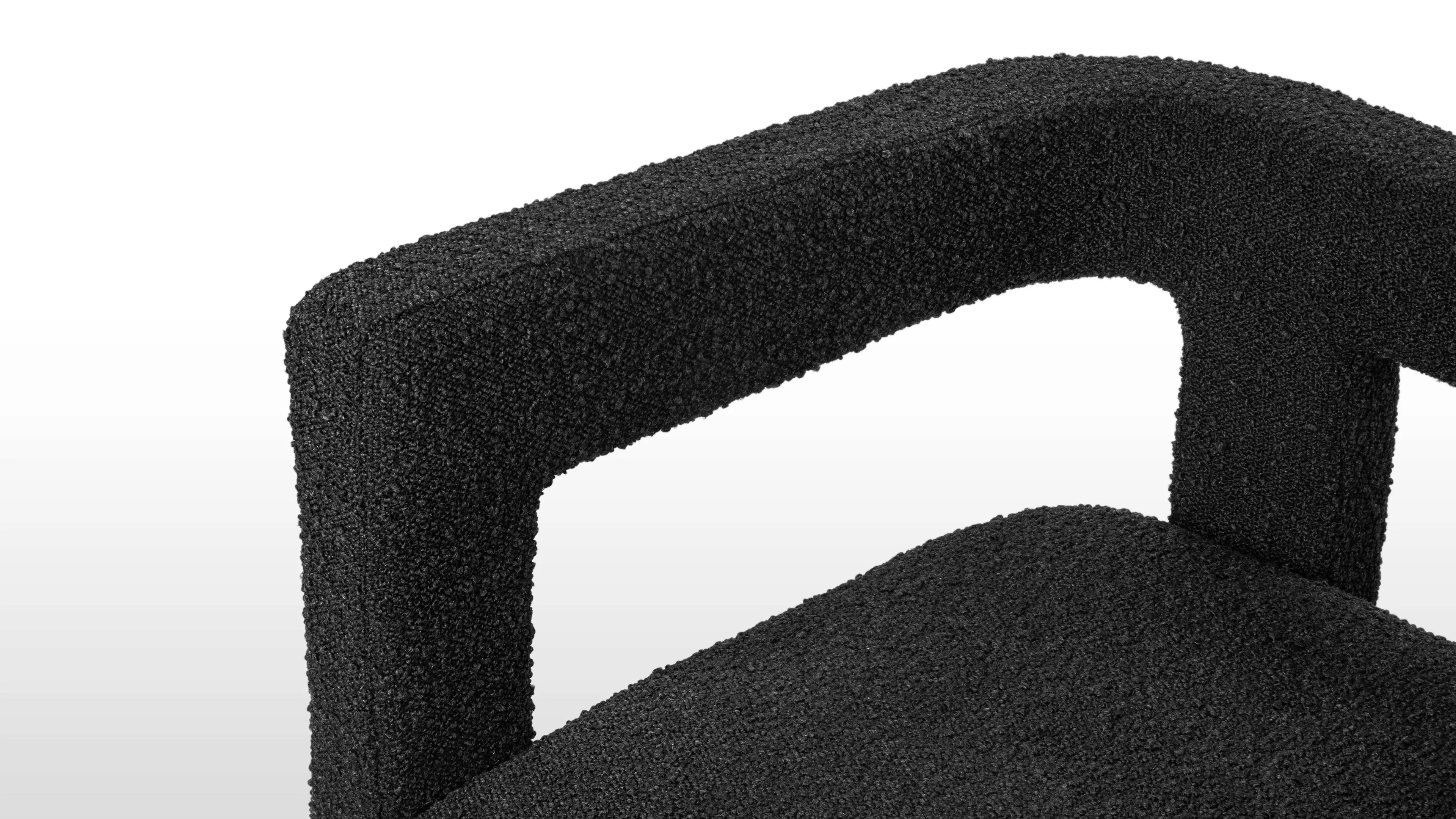 Tala - Tala Armchair, Ink Black Boucle