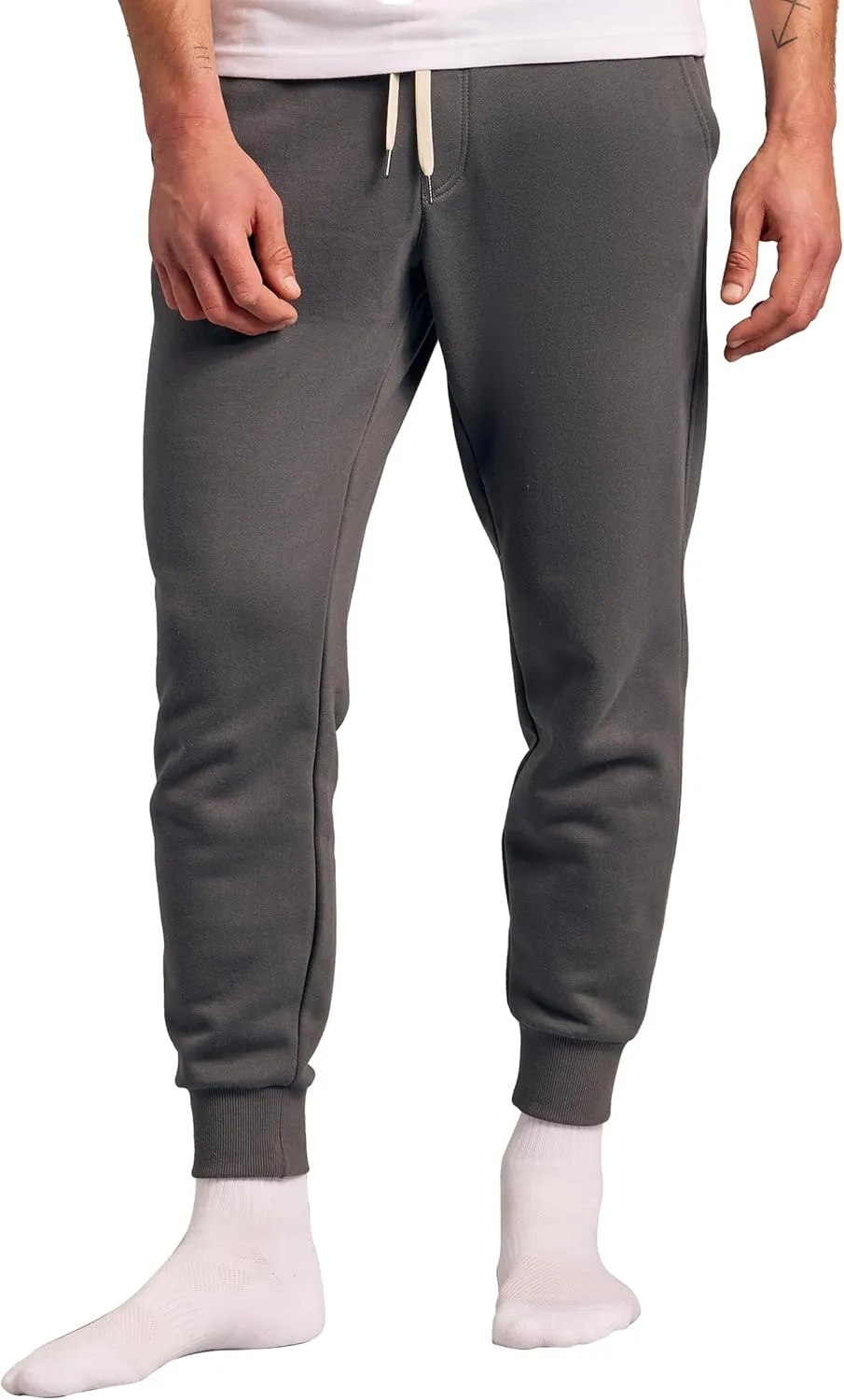 True Classic Joggers for Men - Premium Mens Joggers - Fleece or Active Fabric - Mens Sweat Pants, Athletic Pants for Men