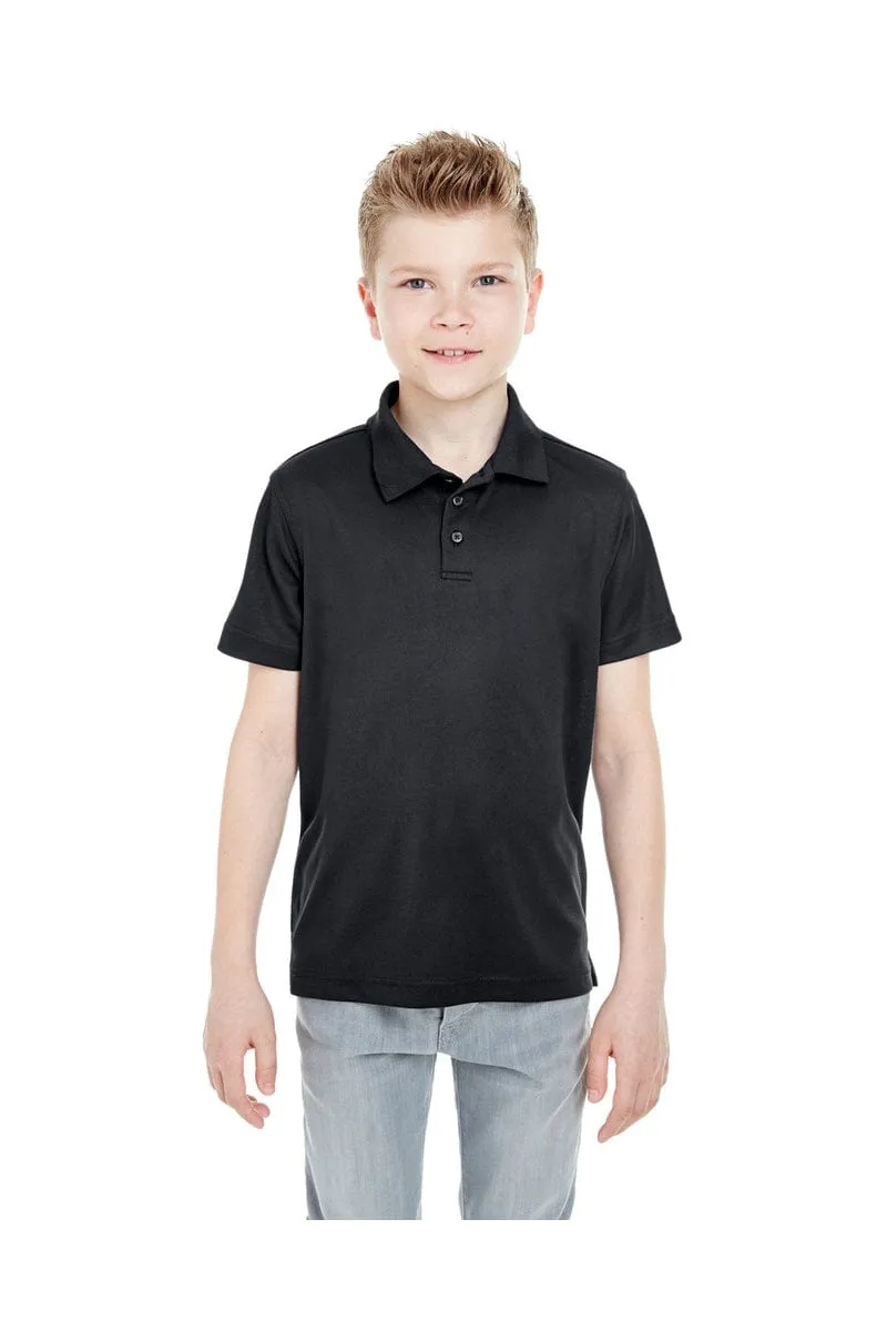 UltraClub 8210Y: Youth Cool & Dry Mesh Pique Polo