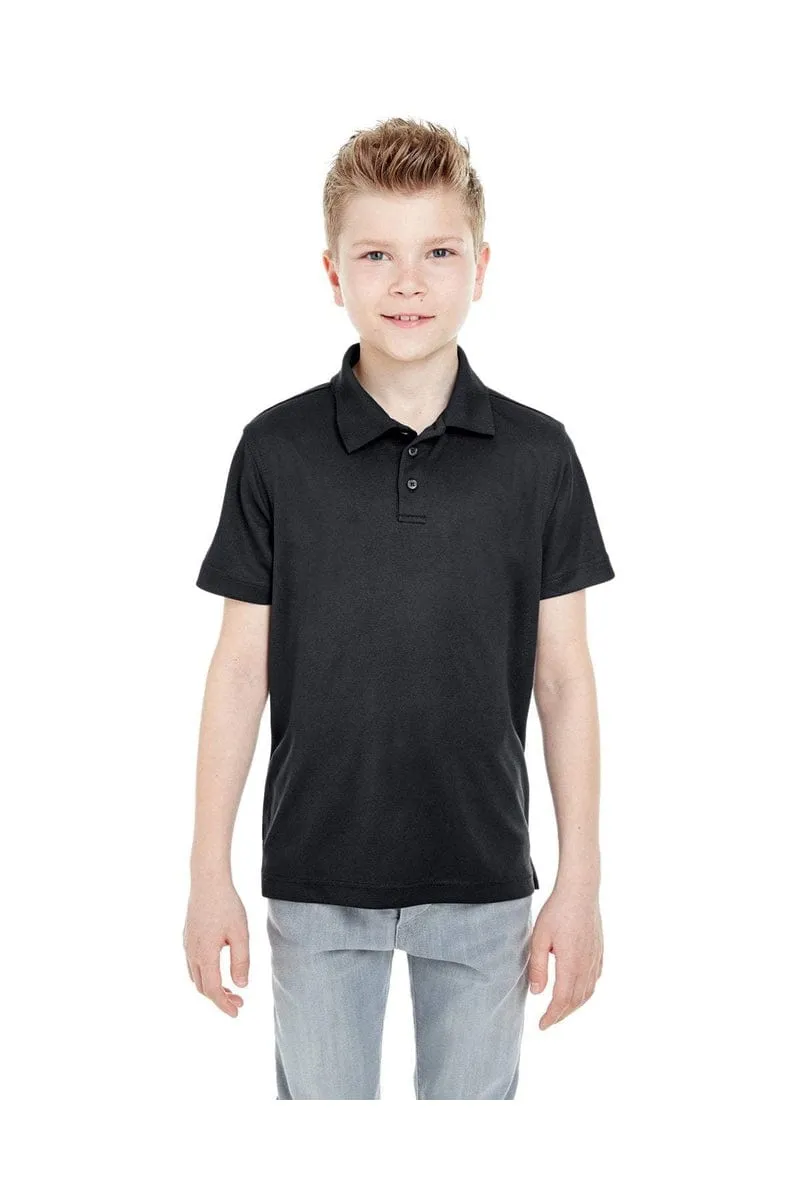 UltraClub 8210Y: Youth Cool & Dry Mesh Pique Polo